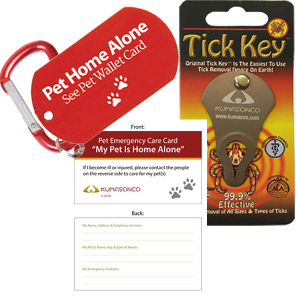 Emergency ID Tag and Tick Remover
